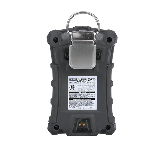 Vista 2 de MSA 10178557 ALTAIR 4XR Detector multigas - (O2, H2S, CO), Color: carbón, monitor de gas portátil, duradero, de mano, aprobación UL/CSA, incluye