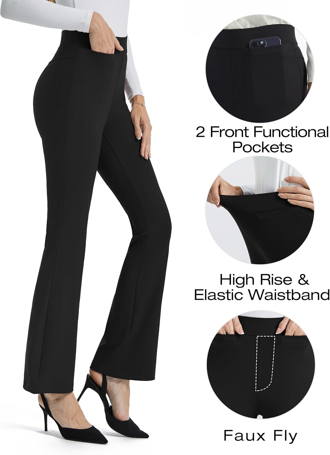 AFITNE Women's Yoga Dress Pants - Image 4