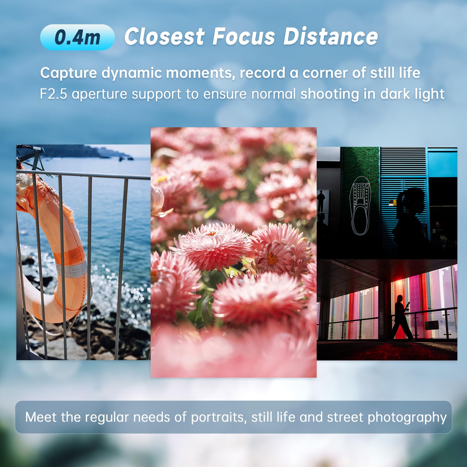 7artisans AF 40mm F2.5 Objectif Full Frame pour E-Mount,90g,Mise au Point Automatique/Manuelle,Reconnaissance oculaire Humaine,Compatible avec Sony E A1, A9, A7M, A7R, A7S, A7C, ZVE Series, FX3, A9II