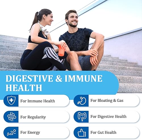 Miniatura 3 de 300 mil millones de UFC probióticos para mujeres y hombres 12 cepas + 3 prebióticos orgánicos, probióticos para la salud digestiva e inmune, salud