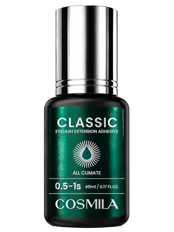 Cola preta COSMILA para extensão de cílios, modelo 0.5-1s, 5 mL