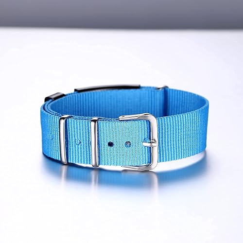 Miniatura 6 de Pulseras de alerta médica para hombres y mujeres  Pulseras de identificación médica de emergencia para mujeres  Pulsera médica deportiva con grabado