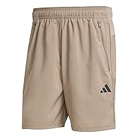 adidas Uomo Train Essentials Woven Training Shorts, Chalky Brown/Black