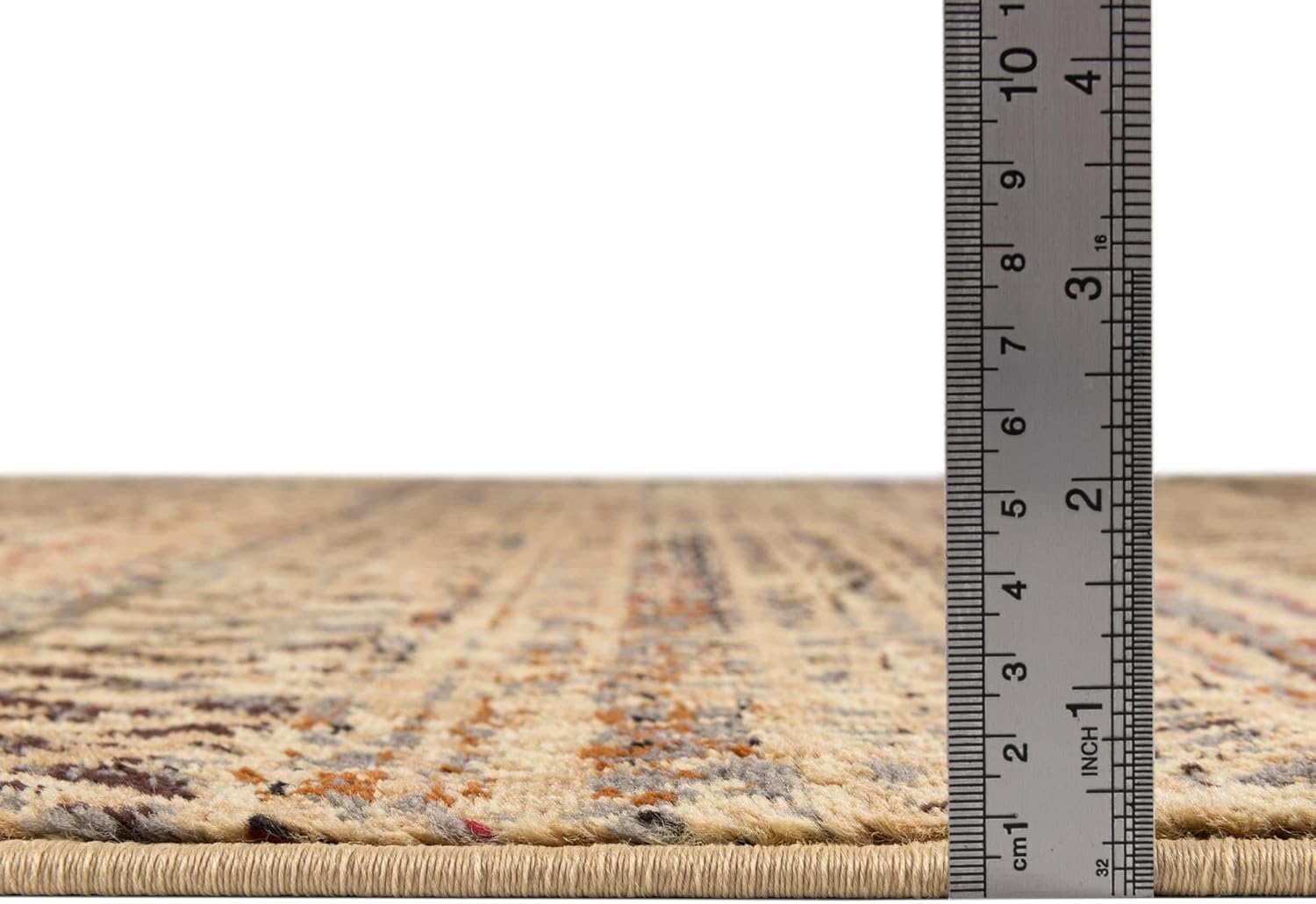 Unique Loom Saturn Collection Area Rug - Relay (Rectangular 4' 0" x 6' 0", Beige/ Gray)