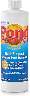 TLC PondPerfect Natural Pond Bacteria Treatment – Improves Clarity, Digests Sludge & Odors – Safe for Fish & Koi – Non-Chemical, Easy Liquid Dosing. 16 oz (473 ml)