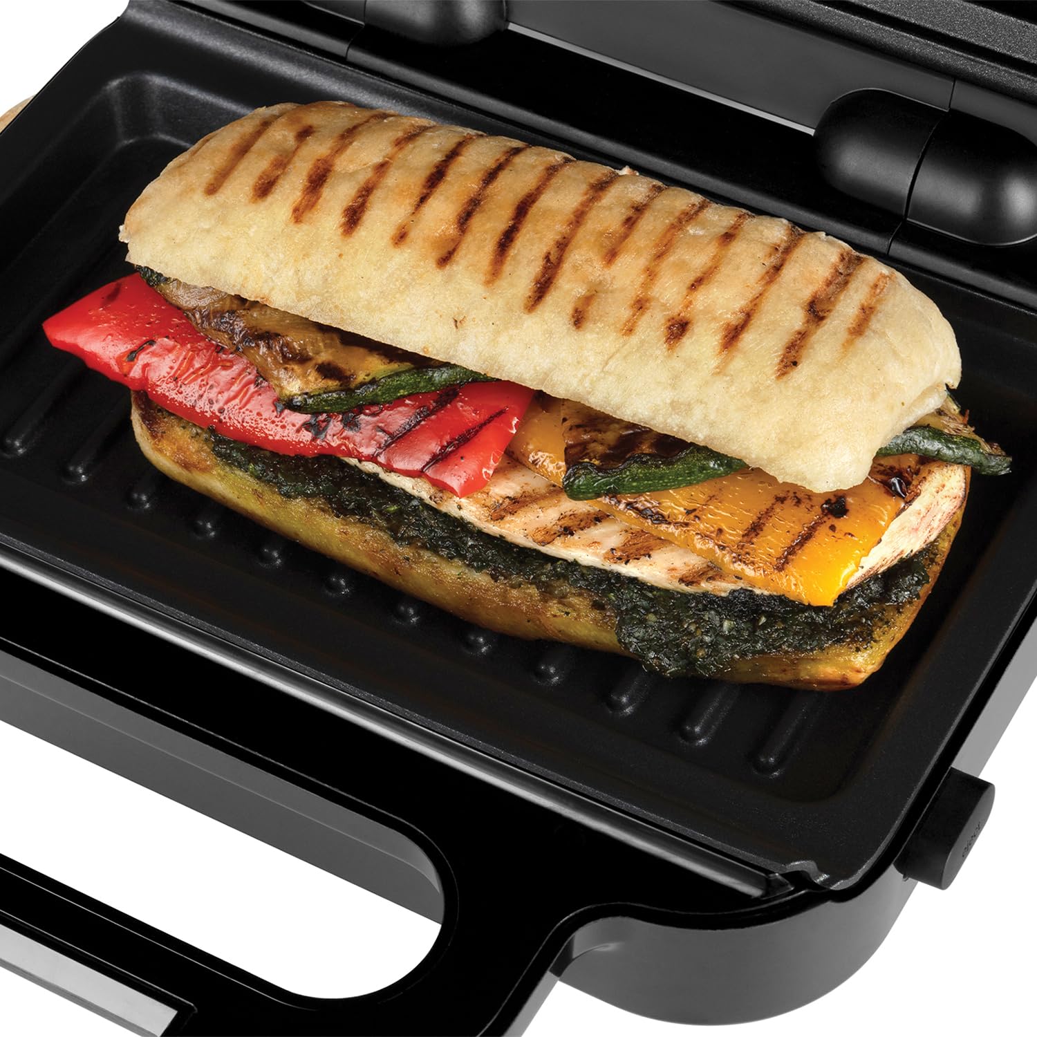 Russell Hobbs Sandwich Maker 3 in 1 Creations (Waffle maker, panini press or grill, 3 removable plates with non-stick coating, dishwashersafe parts, BPA free) 26810, Black - Image 6