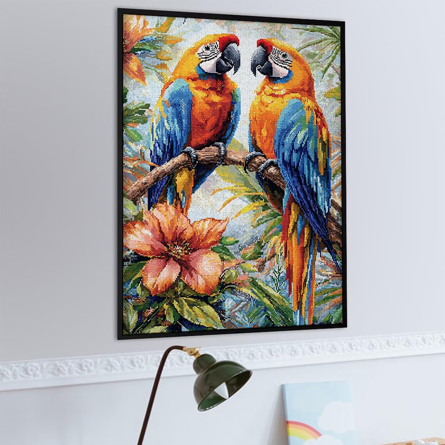 Puzzle 5000 sztuk, puzzle dla dorosłych, wyzwanie puzzle, puzzle dla całej rodziny, napis na plecach, prezenty dla mężczyzn kobiet, motyw: (leśna kruka) z-728