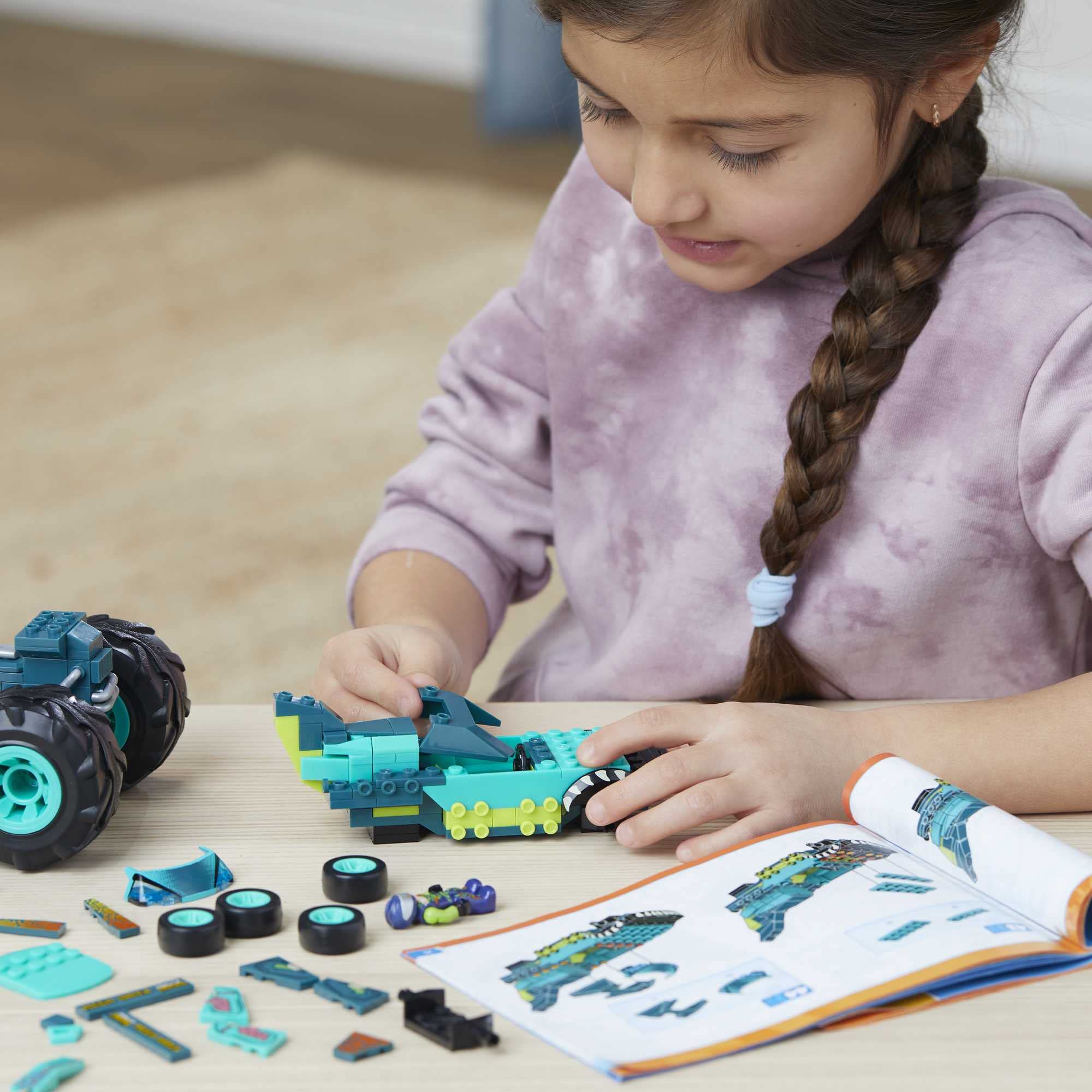 MEGA HDJ95 - Mega Wrex Monster TruckBausatz, Bauspielzeug für Kinder ab 5 Jahren