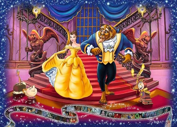 Ravensburger Disney Beauty and The Beast 1000 Piece Jigsaw Puzzle for Adults - 19746 - Every Piece is Unique, Softclick Technology Means Pieces Fit Together Perfectly