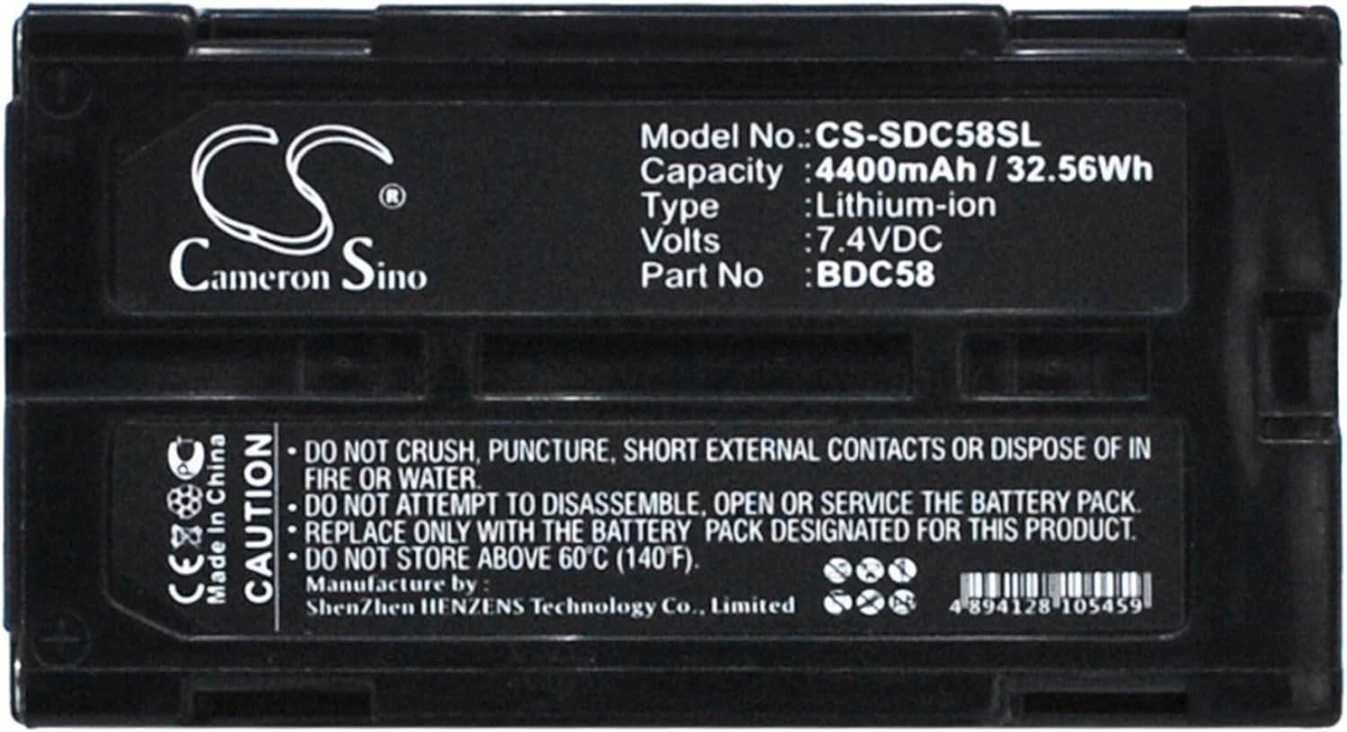 VI VINTRONS Battery for SOKKIA CX, CX Total Stations, CX-101, CX-103,