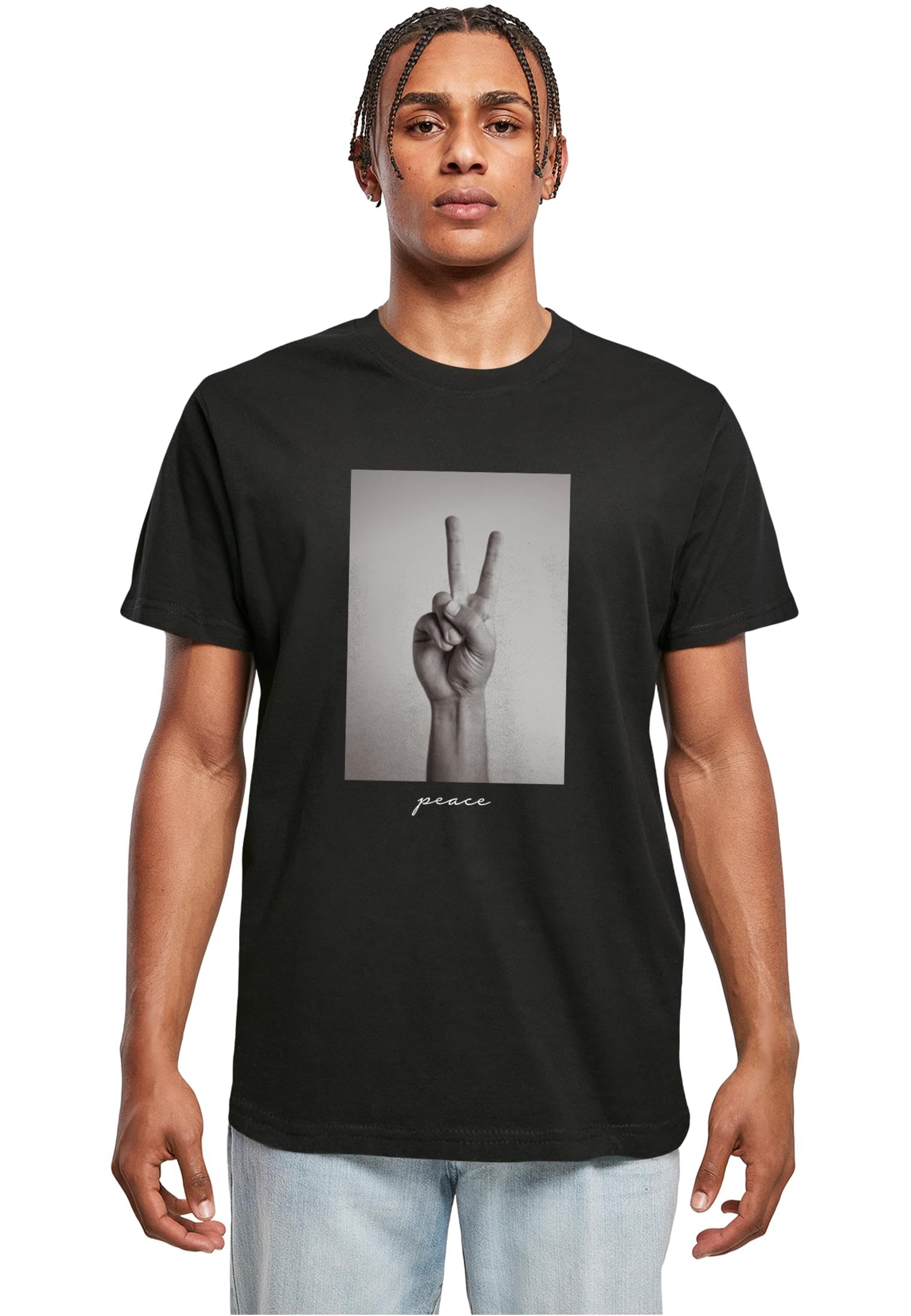 Mister Tee Men's Peace Sign Tee