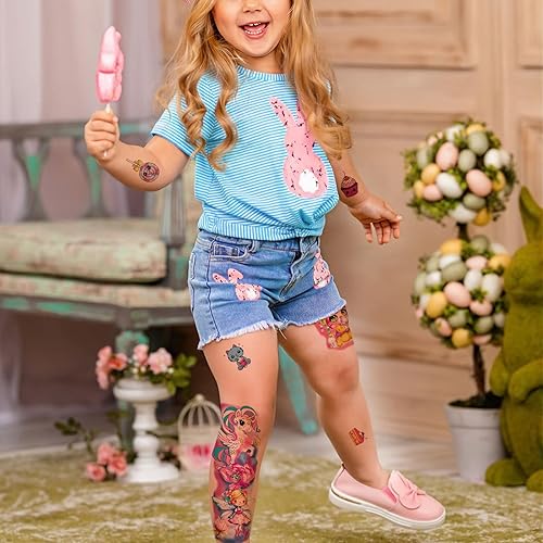 Miniatura 2 de Tazimi 380 estilos (27 hojas) tatuaje temporal completo y medio brazo tatuajes mangas vida marina nave espacial carreras coche bosque animales