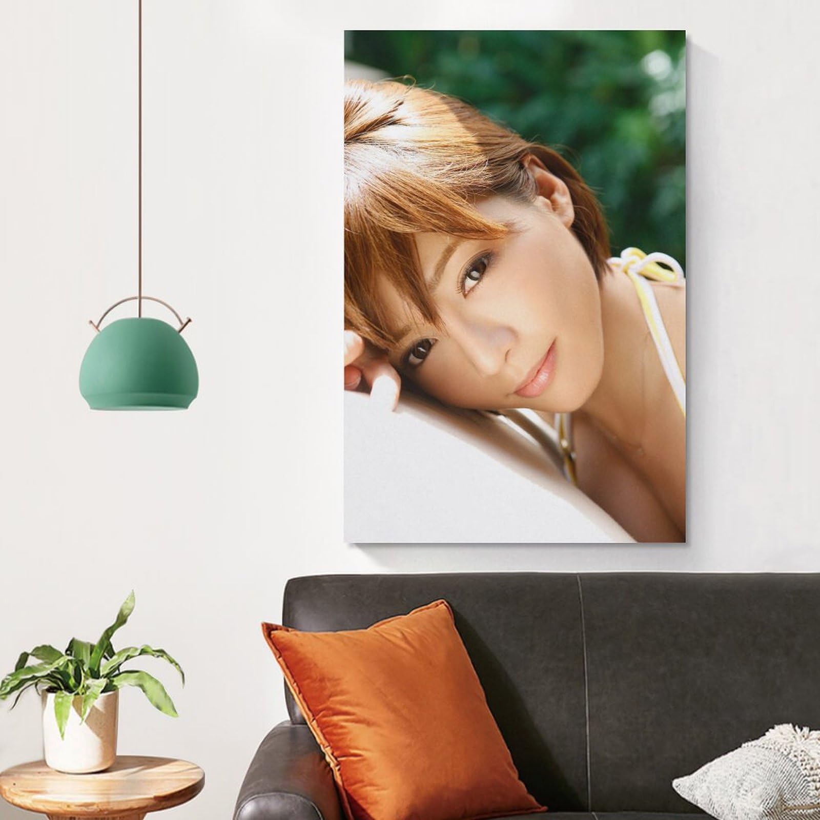 Amazon.co.jp: 釈由美子 キャンバスアートポスター 水着写真ポスター