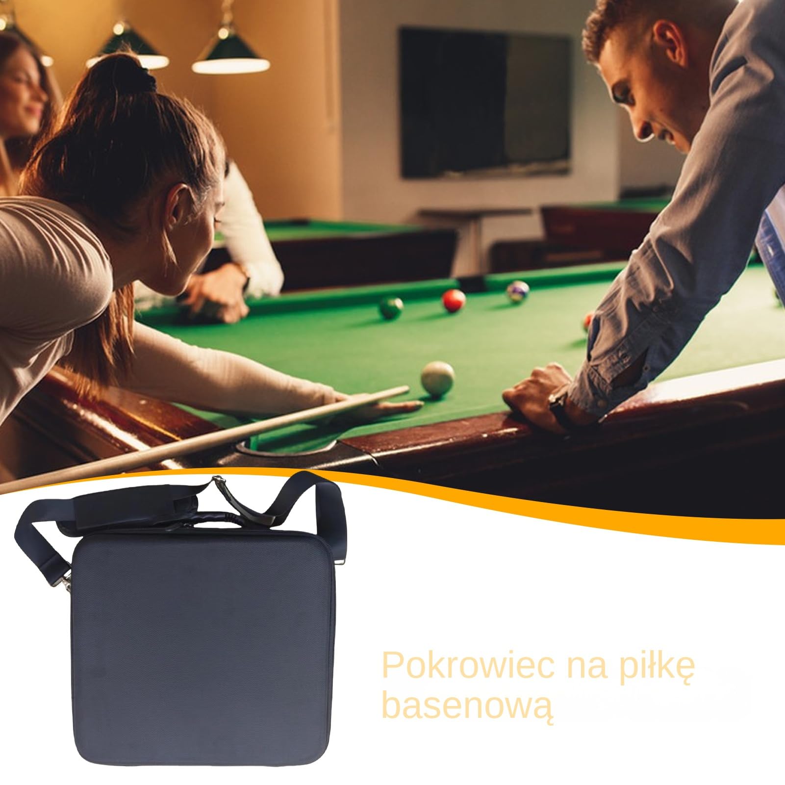 Futerał Na Bile - Pikowana Torba Do Przenosania Bil | Pojemny Futerał Z Ręcznym Uchwytem I Ramiączkiem Dla Entuzjastów Bilarda Na Zawody W Hali Podróży Domowej