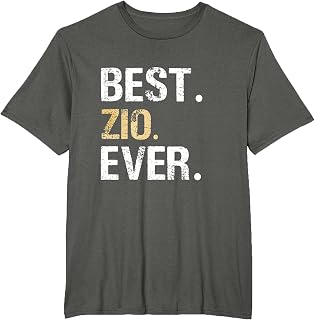 Best Zio Ever Graphic Italian Gift from Niece or Nephew T-Shirt