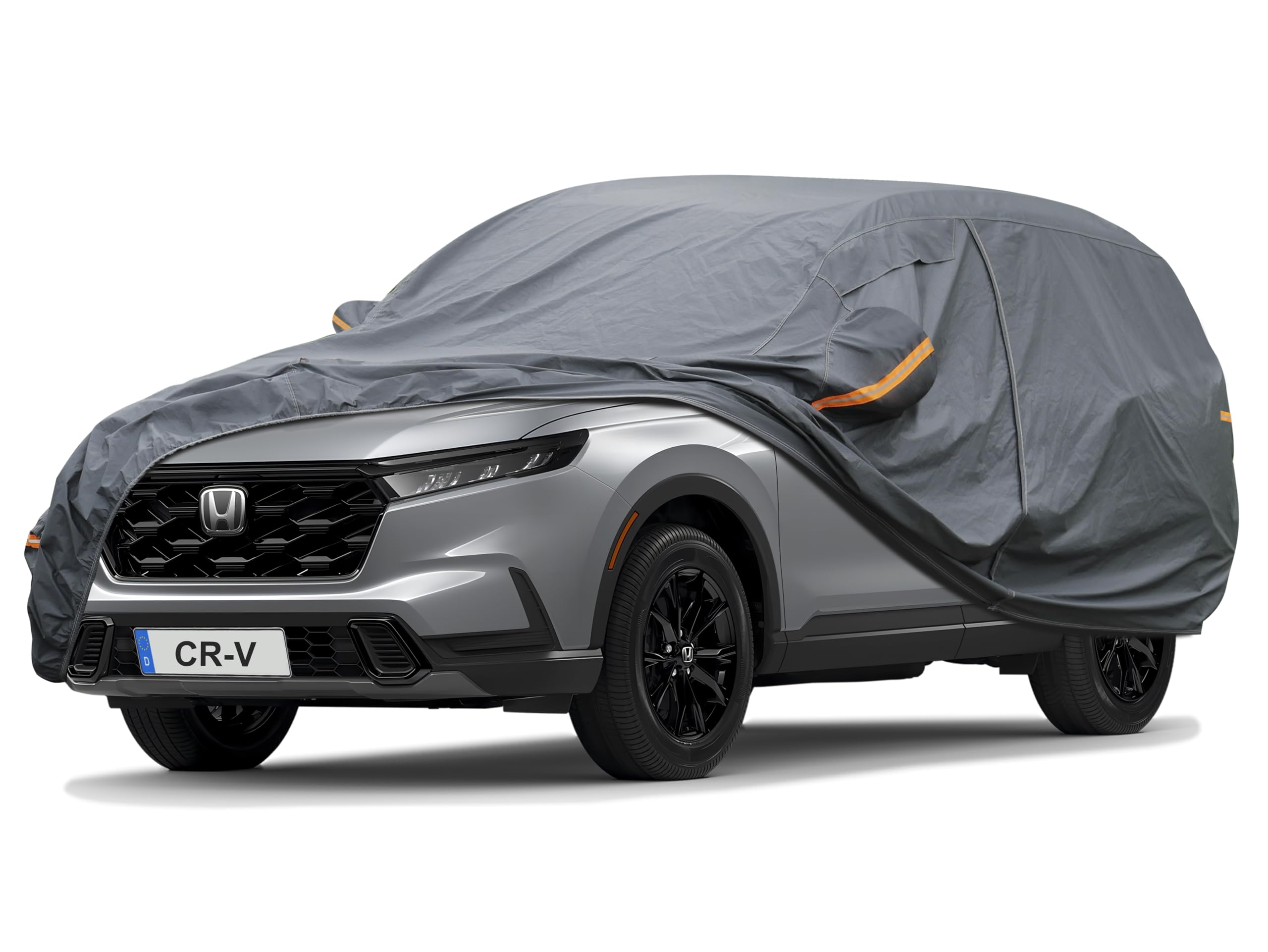 GUNHYI Premium Car Cover Custom Fit Honda CRV CR-V (1995-2026), 16 Layers Heavy Duty Car Cover Waterproof All Weather with Zipper Door for Sun Rain Snow Dust Uv Protection