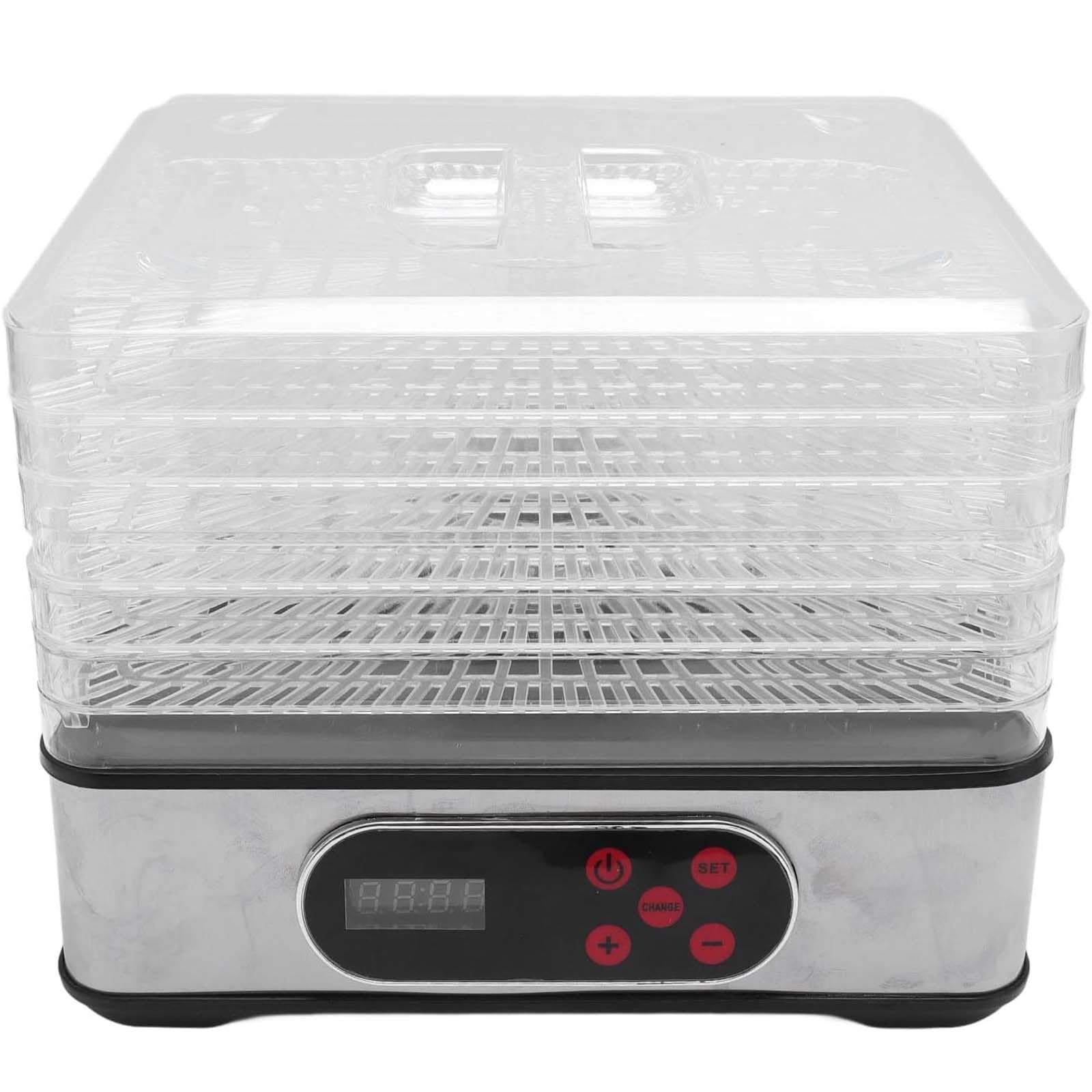Macchina essiccatrice per Alimenti, Essiccazione ad Aria Domestica a 5 Strati, essiccatore per Alimenti Multifunzione per Frutta e Verdura, essiccator