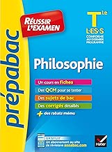 Download Philosophie Tle L, ES, S - Prépabac Réussir l'examen: fiches de cours et sujets de bac corrigés (terminale L, ES, S) PDF