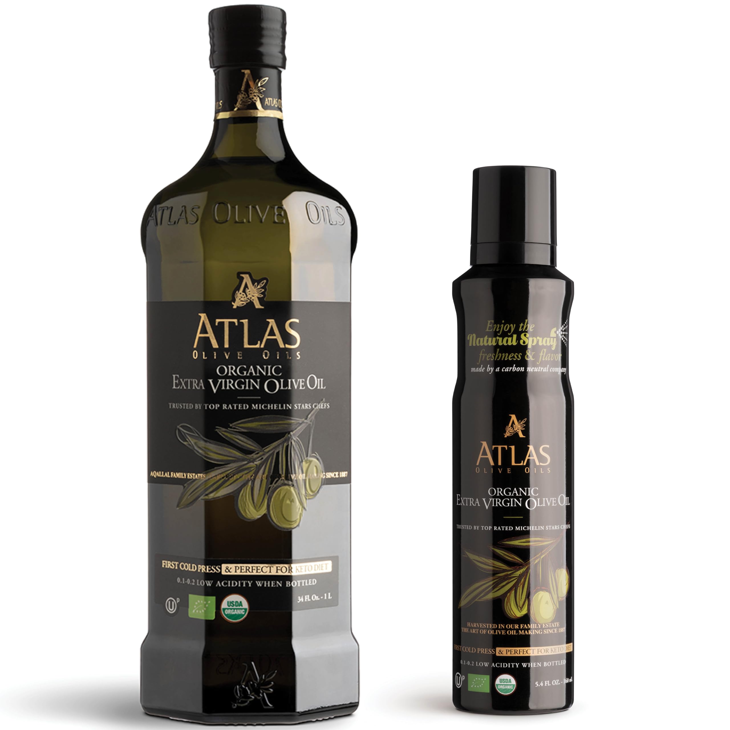 Amazon.com : Extra Virgin Olive Oil Bundle by Atlas, Organic Olive