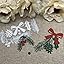 Bows and Pine Branches 4.8 x 2.4 in