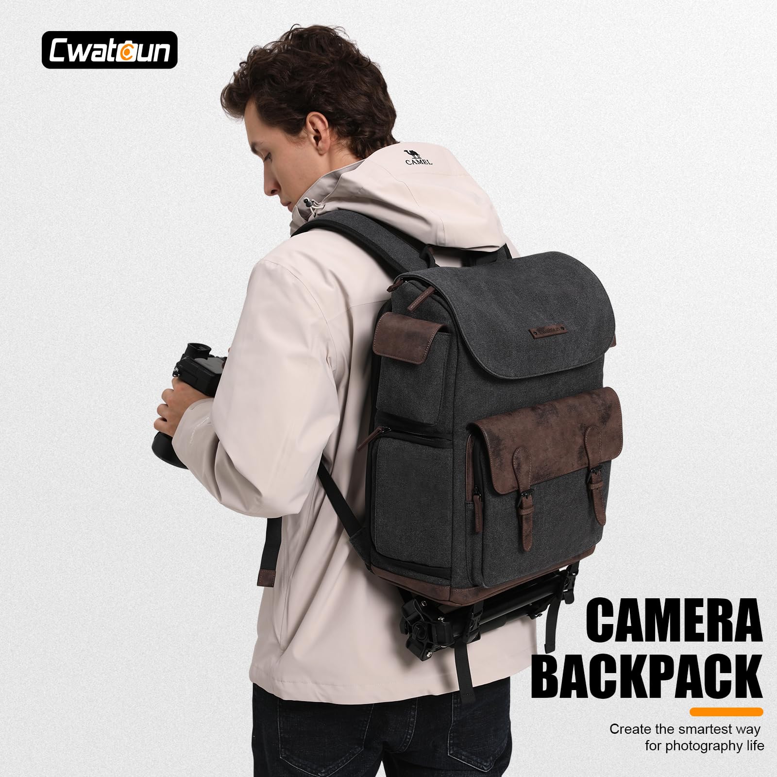 Cwatcun Zaino per fotocamera D128