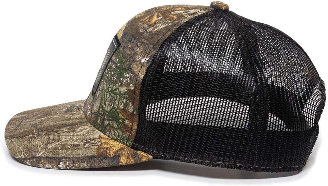Outdoor Cap Realtree Edge/Black Mesh Back w/Hornady Label, HRN03A