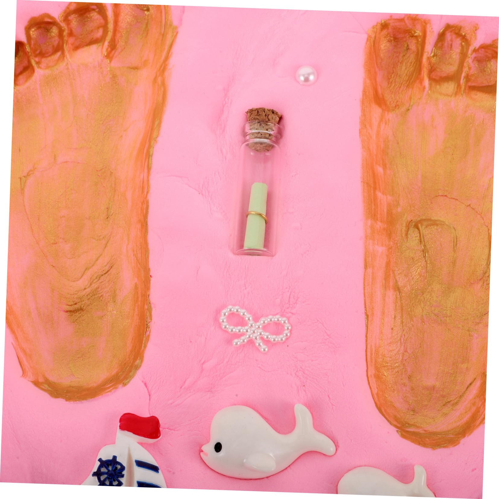 Abaodam Kit de Huellas de Recién Nacidos, Recuerdo para Ñiño, Fácil de Usar, Impresiones Claras y Detalladas, para Baby Shower y Regalos de Nacimiento | Impresiones Claras y Detalladas, Fácil de Usar, para Baby Shower y Presentes, Pensado para Nuevas Mamá