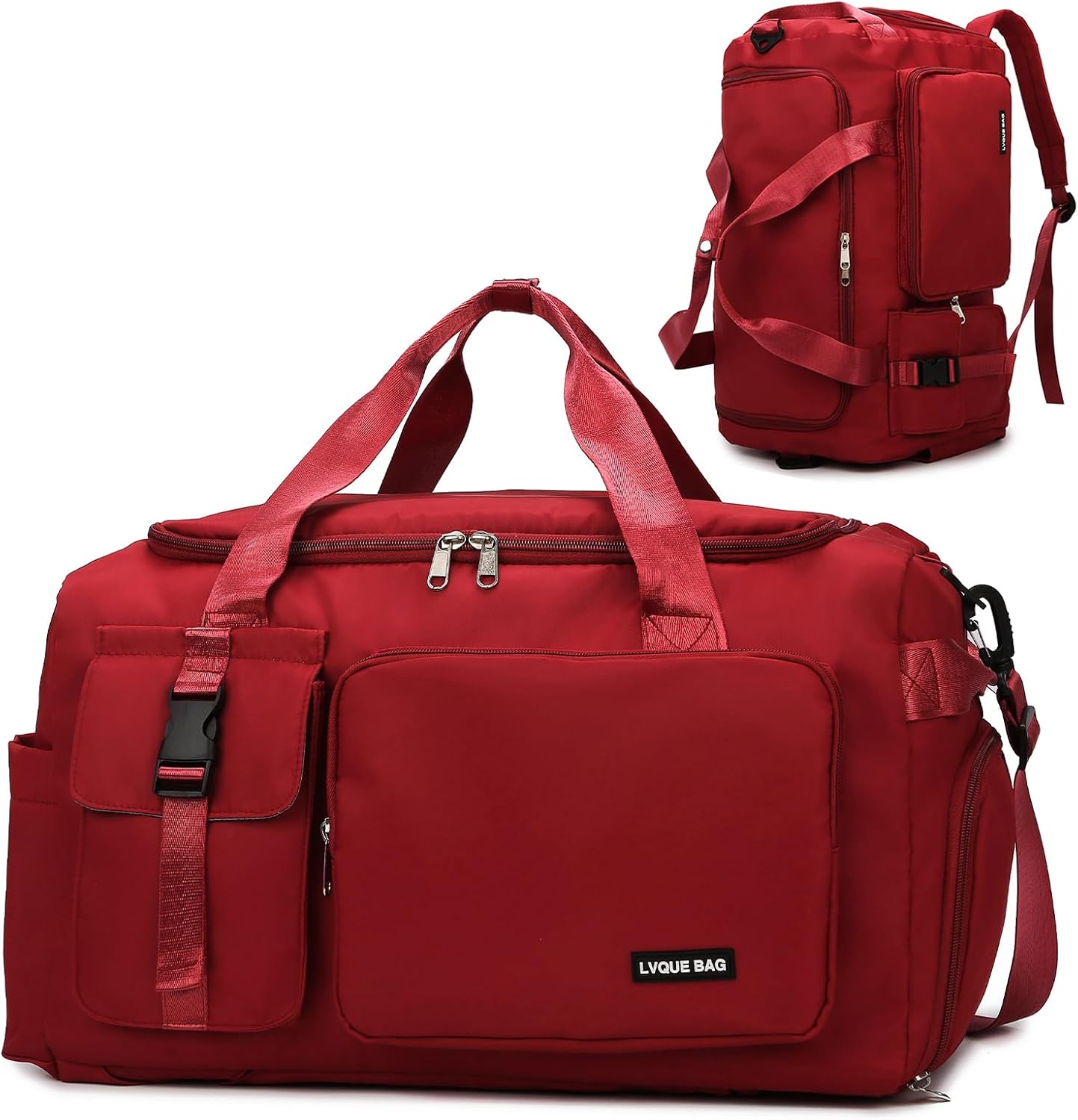 Suweir Sports Bag for Men and Women 65L Travel Bag with Shoes Compartment and Wet Large Capacity Sports Weekend Bag for Sports, Fitness, Travel, Holiday, Yoga, Red, sports bag Suweir Sports Bag for Men and Women 65L Travel Bag with Shoes Compartment and Wet Large Capacity Sports Weekend Bag for Sports, Fitness, Travel, Holiday, Yoga, Red, sports bag