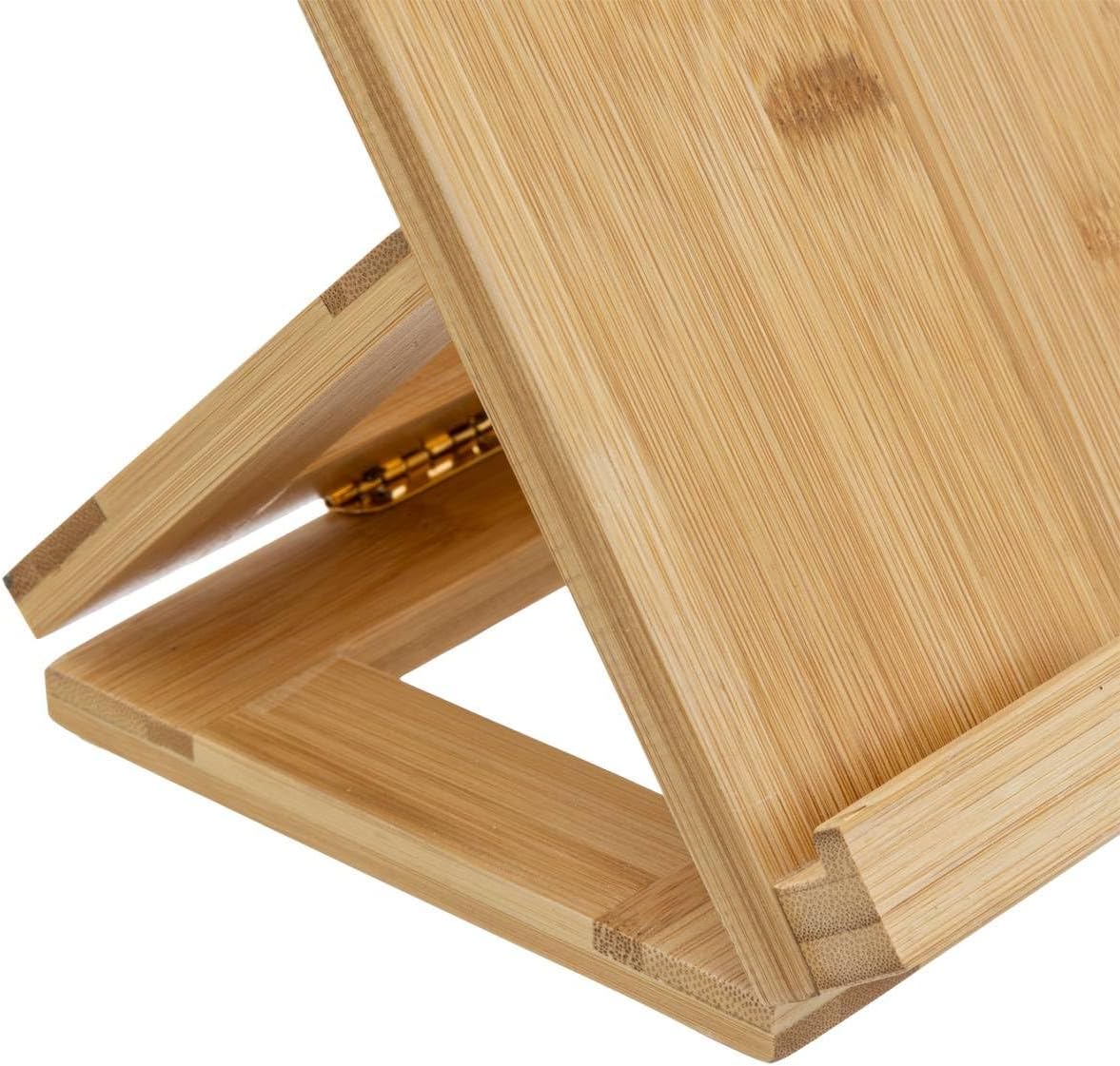 Five Bamboo Kitchen Shelf Holder Organiser 20 x 25 cm