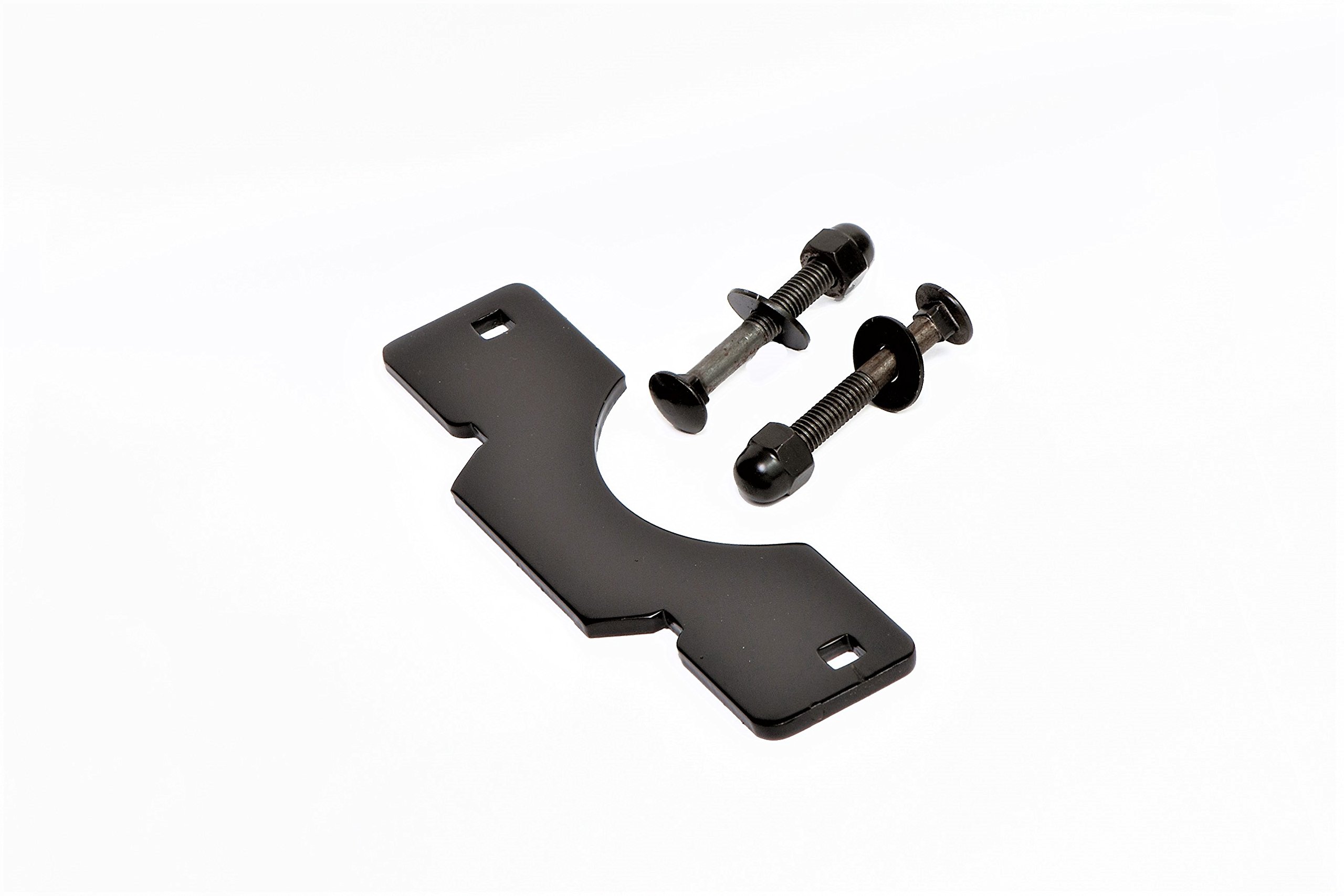 Placa protectora de acero para puertas salientes, protector de puerta de golpe eléctrico, protector de pestillo de perfil bajo, seguridad de puerta antipalanca, bronce aceitado