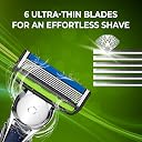 Dorco Pace 6 Pro 3D Motion Shaving Razor for Men | 1 Handle + 4 Cartridge Set | Lubrication strip with Chamomile, Olive Oil & Allantoin | Long-lasting | Precision blades gallery image