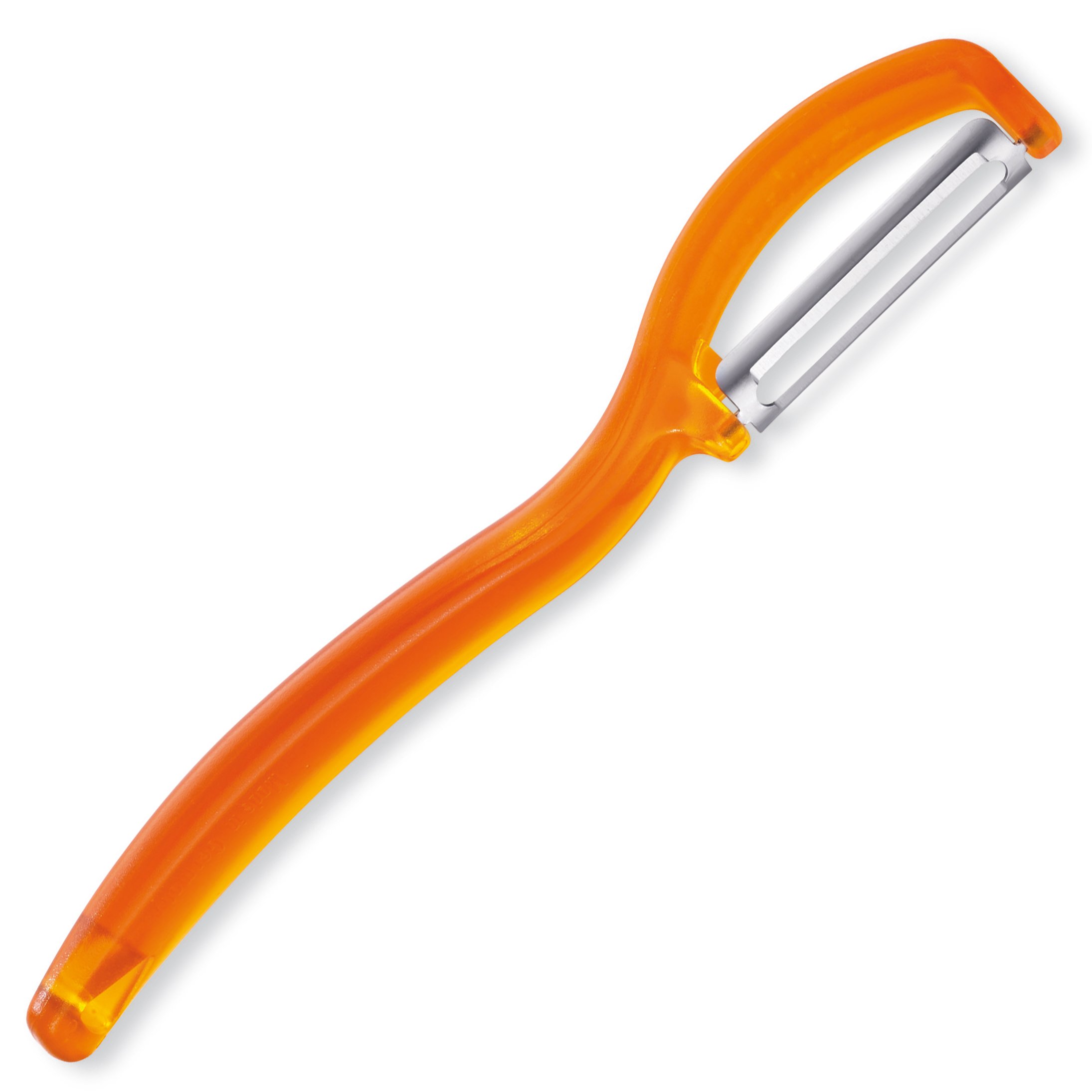 Buy triangle Swivel Peeler, Orange Stainless Steel Straight Twin