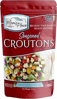 Mom's Place Gluten-Free & Dairy Free Seasoned Croutons, Nut, Dairy, Corn, & Soy Free, 5.0 oz.