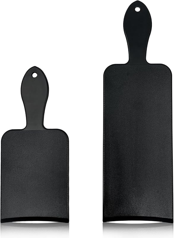 2PCS Balayage Paddle & Highlighting Boards - Tableros de aluminio para tinte de cabello largo y corto para colorear, decolorar y herramientas de peluquería de precisión