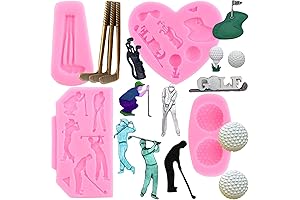 Golf Ball & Club Chocolate Mold Set