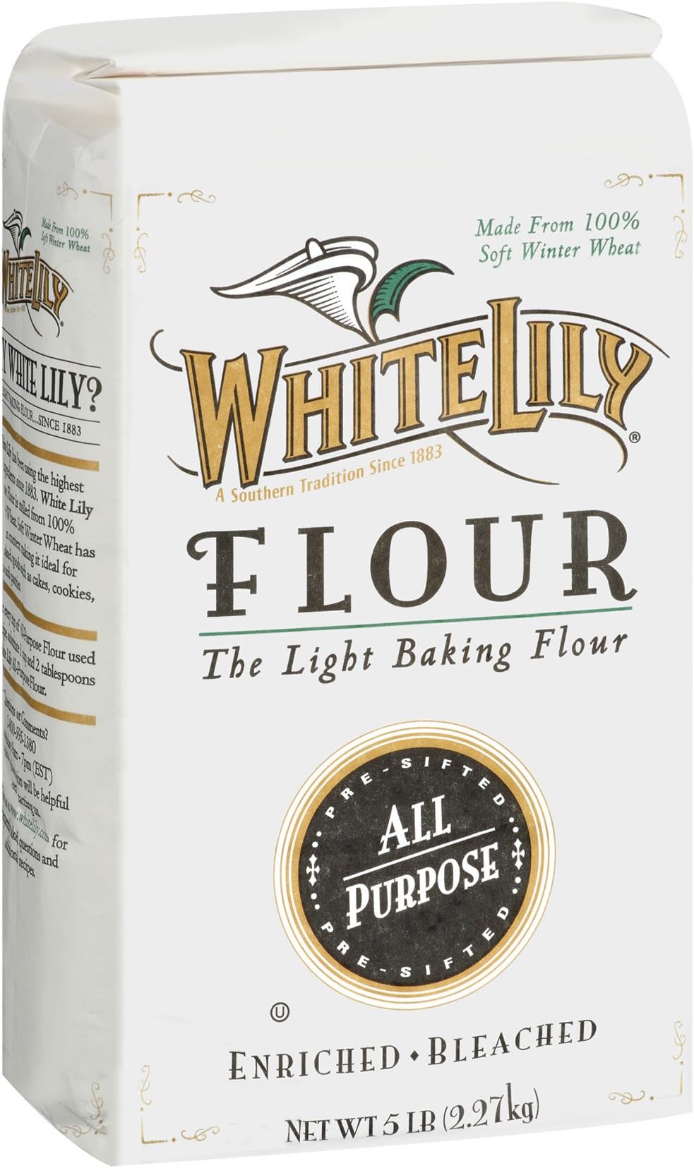 White Lily All Purpose Flour, 5 Pound Grocery & Gourmet Food