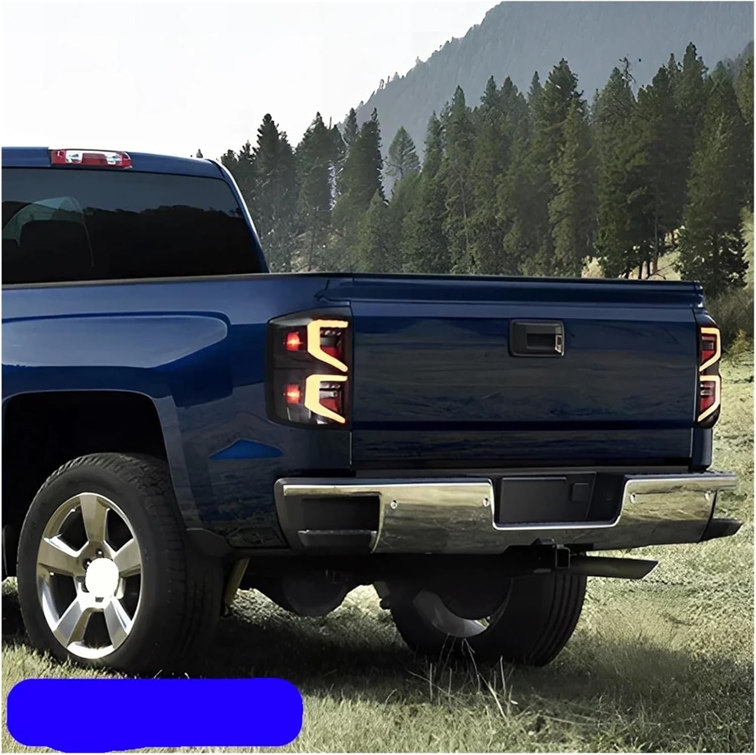 For Chevrolet Silverado 2007-2018 Car Taillights Assembly LED Auto Rear Lamps Upgrade Dynamic The Brake Lights Tool Accessories(For 14-18 User)