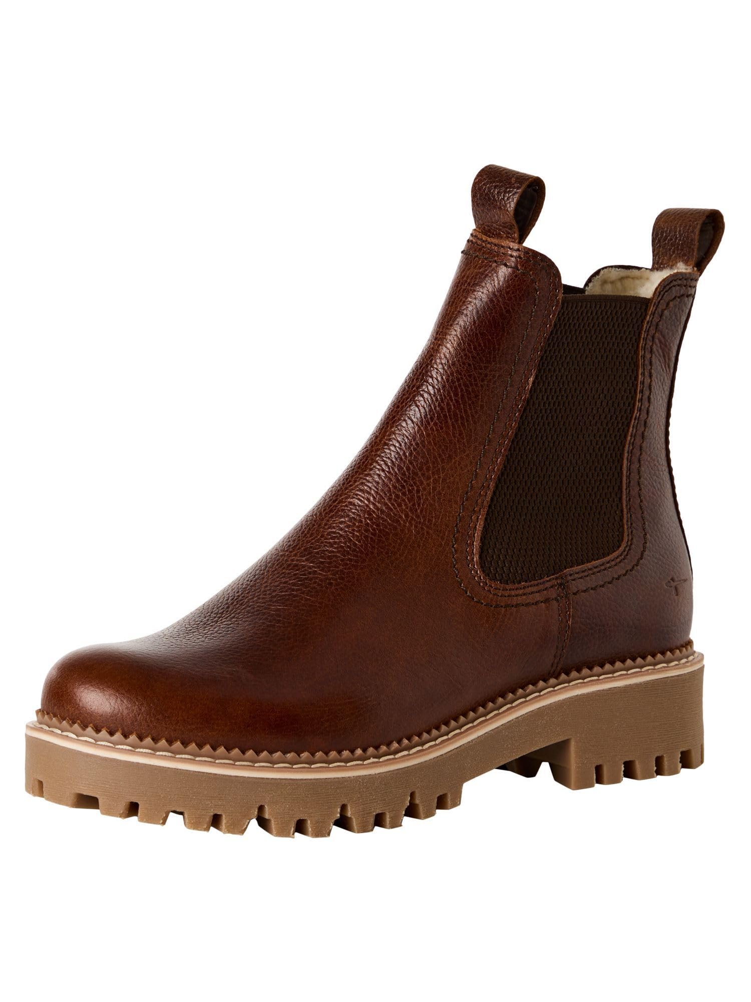 Tamaris Chelsea Boots Black Leather schwarz