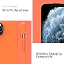 YATWIN Silicone Back Case for iPhone 11 Pro Max, Soft-Touch Phone Back Cover for Apple iPhone 11 Pro Max - Orange gallery image