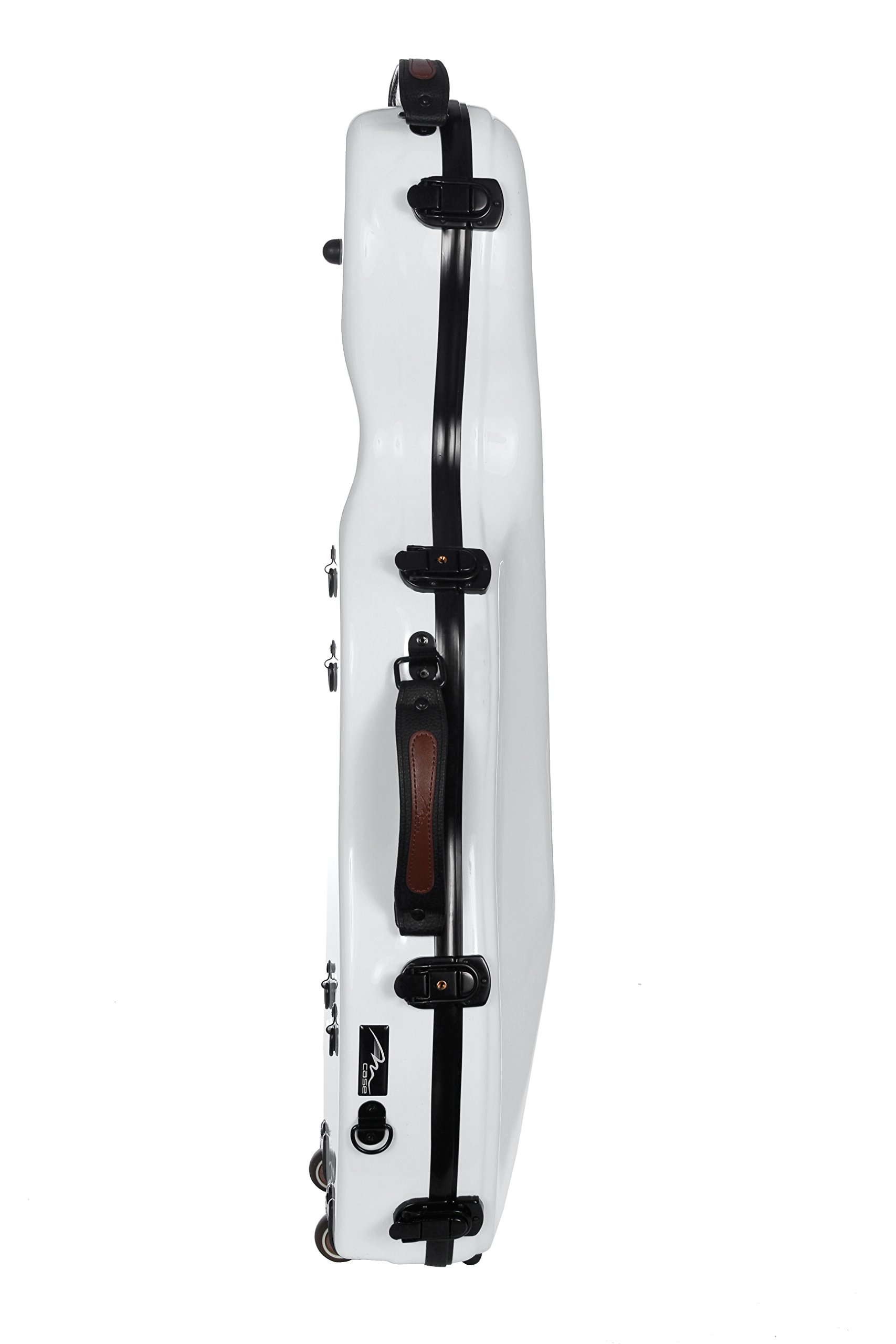 M-Case Custodia per Viola Fiberglass 38-43 Ultra Light bianco borsa musicale