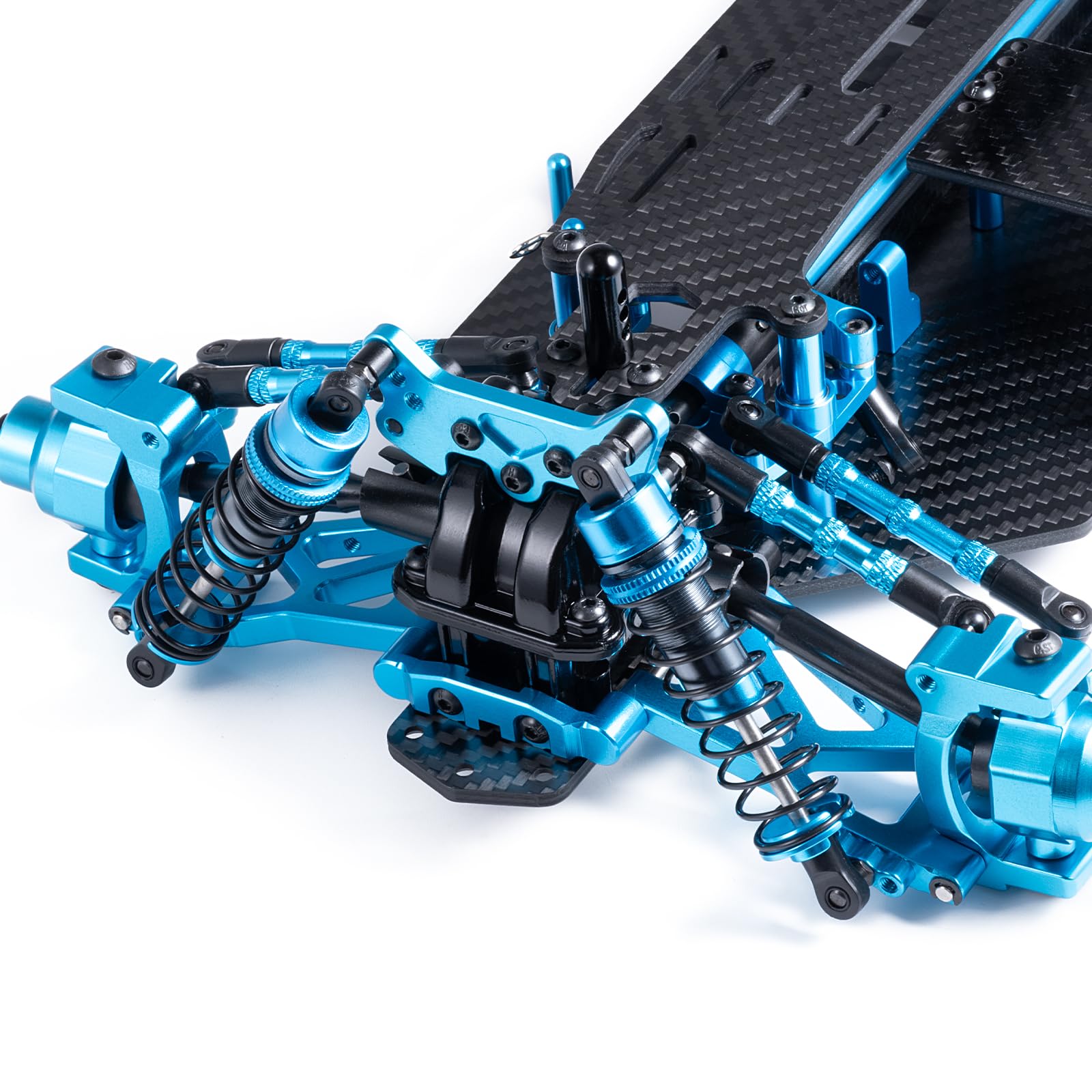 Amazon.com: MORFUM 1/10 CNC Metal Alloy & Carbon Fiber Chassis