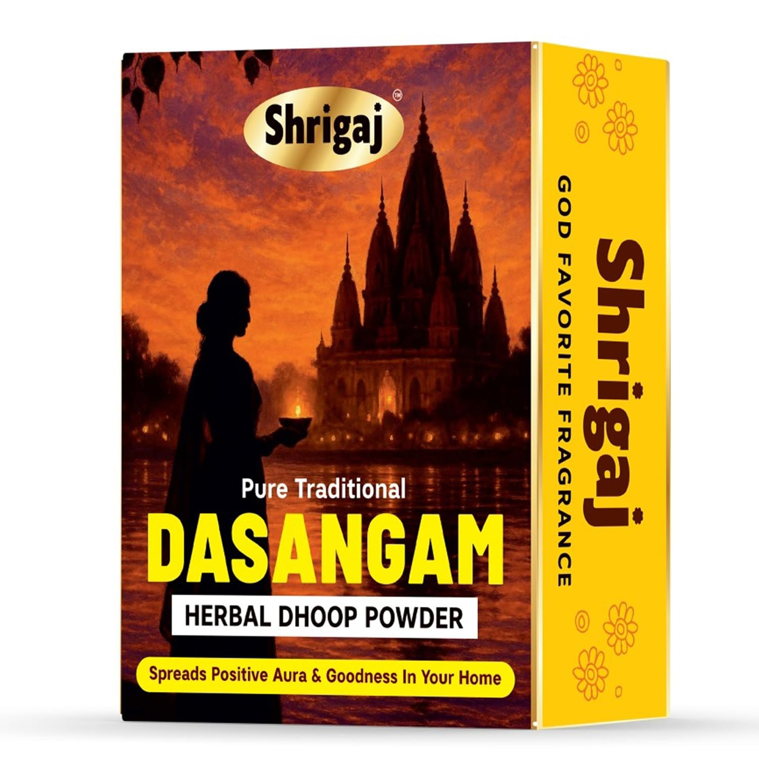 Shrigaj Dasangam Dhasangam Dhoop Powder 100g | Pure Traditional Pooja Dhoop Powder | Aromatic Herbal Blend for Spiritual Purification & Worship-picture-16