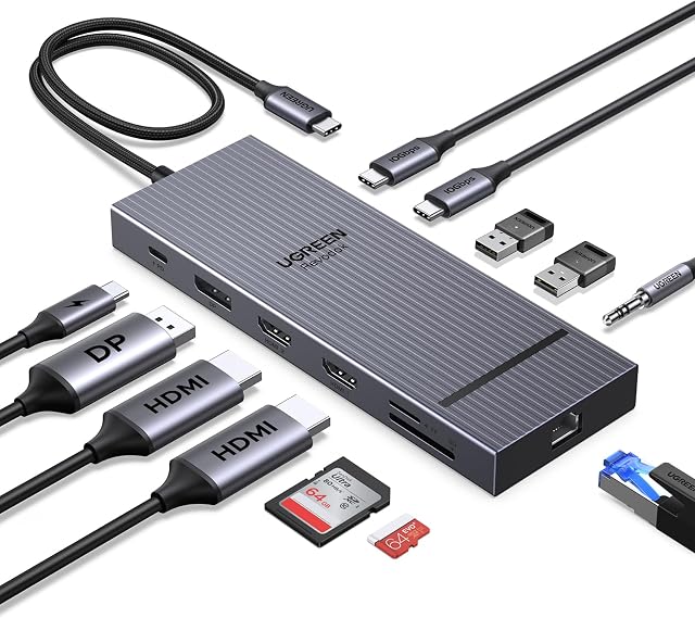 UGREEN Revodok Pro 3121 Hub USB C 12 en 1 Docking Station