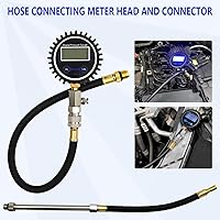 Vista 5 de ZKTOOL Comprobador de Compresión Digital LCD Automotriz, Medidor de Compresión Digital 250 PSI, Kit de Adaptador de Comprobador de Compresión