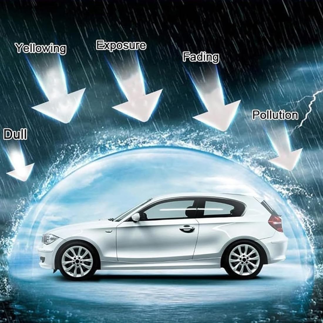 Glass Cleaner, 2026 New Oil Film Brush 2.0, High Performance Automotive Oil Film Cleaning Brush with Reusable Foam Sprayer, Ideal for Car Glass, Windshield & Mirrors (3PCS)