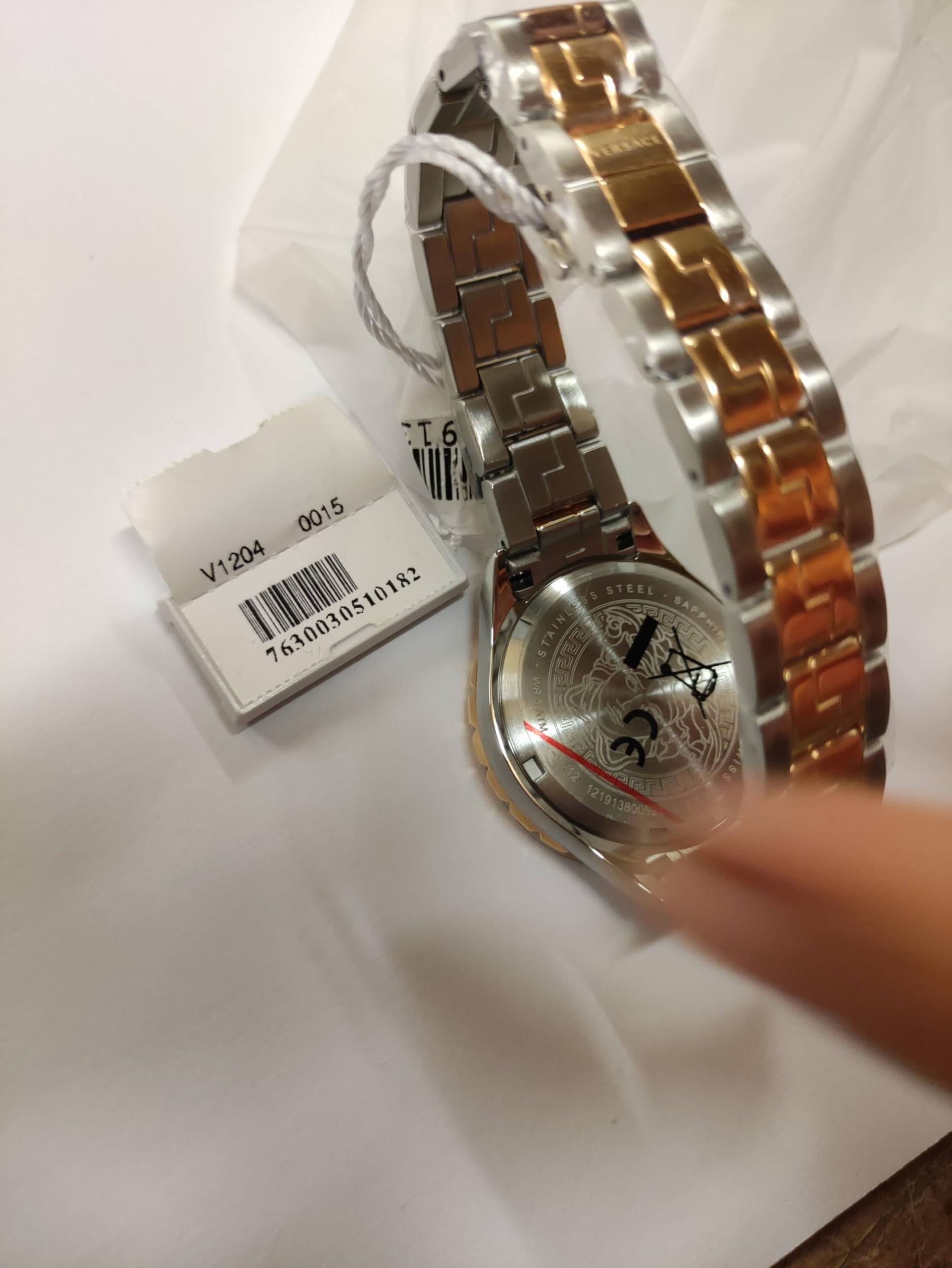Wristwatch Analógico Modelo Versace V12040015 Hellenyium Ladies 35mm 5ATM. Marca