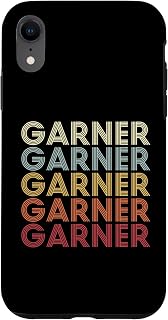 iPhone XR Garner North Carolina Garner NC Retro Vintage Text Case