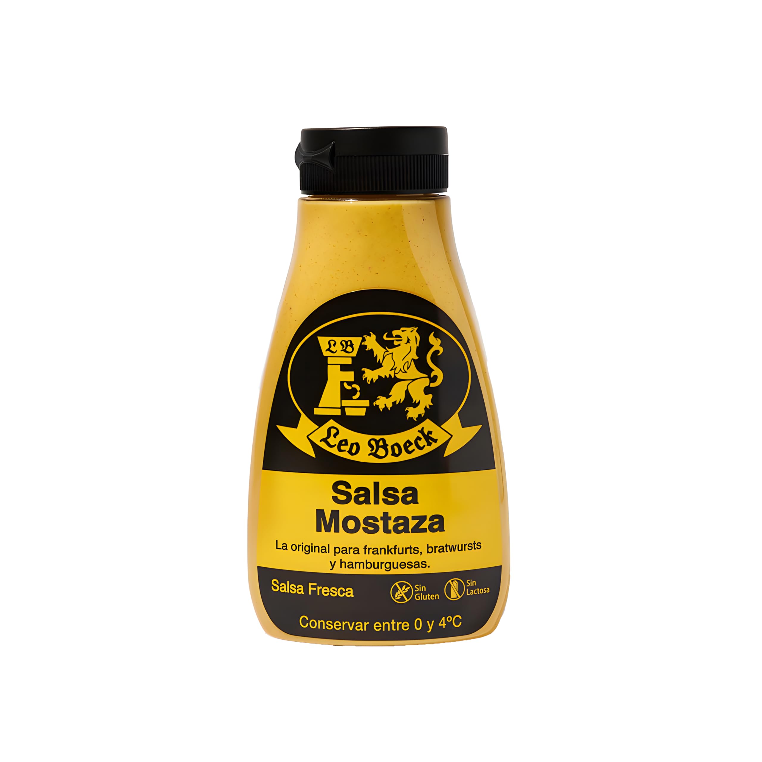 Salsa Leo Boeck -pack de 5 botes 250 ml de Salsa deTOMATE, MOSTAZA, BRAVA, PARRILLA, DIABLO.