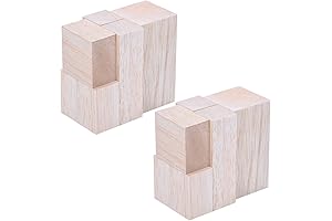 Sumind 12 Pcs Unfinished Balsa Wood Mini Carving Blocks for Crafting DIY Art Sculpture
