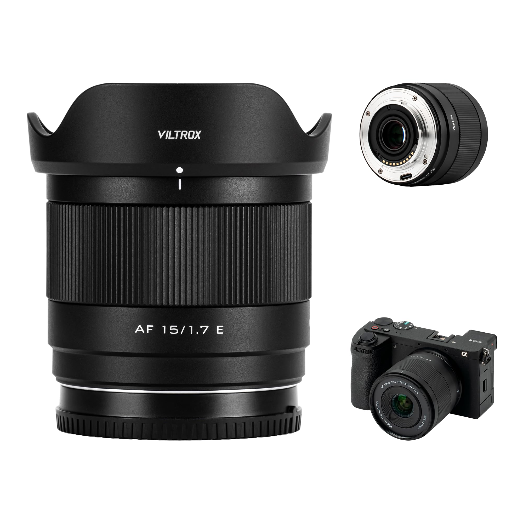 Amazon.co.jp: VILTROX AF 15mm F1.7 E APS-C オートフォーカスレンズ